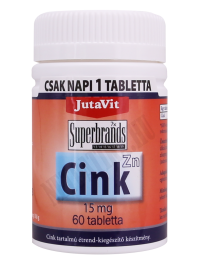 Jutavit Cink 15 mg tabletta
