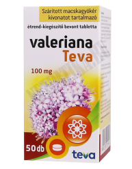 Valeriana TEVA 100 mg bevont tabletta