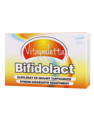 Vitapaletta Bifidolact Élőflórát és Inulint tartalmazó étrend-kiegészítő kapszula