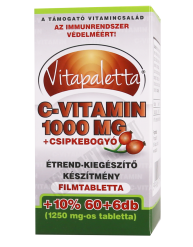 Vitapaletta C-vitamin 1000mg + Csipkebogyó étrend-kiegészítő filmtabletta