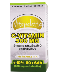 Vitapaletta C-vitamin 500mg étrend-kiegészítő filmtabletta