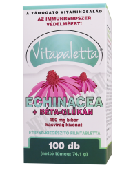 Vitapaletta Echinacea + Béta-glükán tabletta