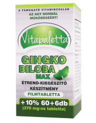 Vitapaletta Gingko Biloba Max étrend-kiegészítő filmtabletta
