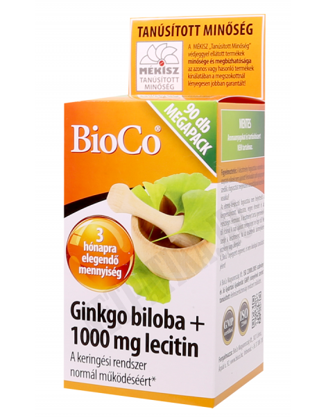 BioCo Gingko biloba + 1000 mg lecitin
