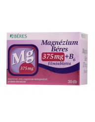 Béres Magnézium Béres 375 mg + B6 filmtabletta