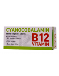 Cyanocobalamin B12 tabletta