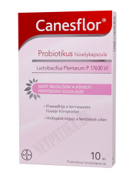 Canesflor Probiotikus hüvelykapszula
