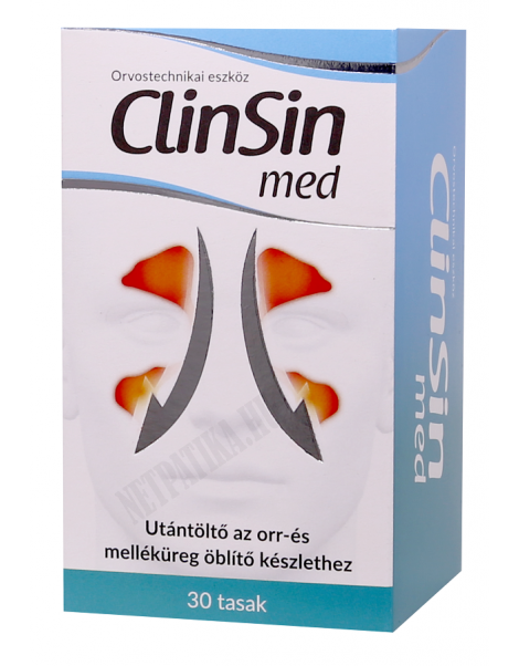 ClinSin Med utántöltő az orr- és melléküreg öblítő készlethez
