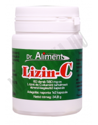 Dr. Aliment Lizin-C 500 mg kapszula