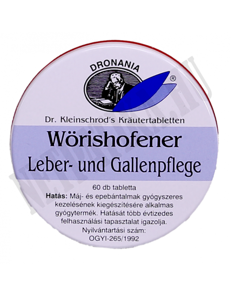 Dr. Kleinschrod’s Wörishofener Máj és epe tabletta
