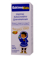 Eskimo Kids Halolaj Készítmény Gyermekeknek narancs ízben