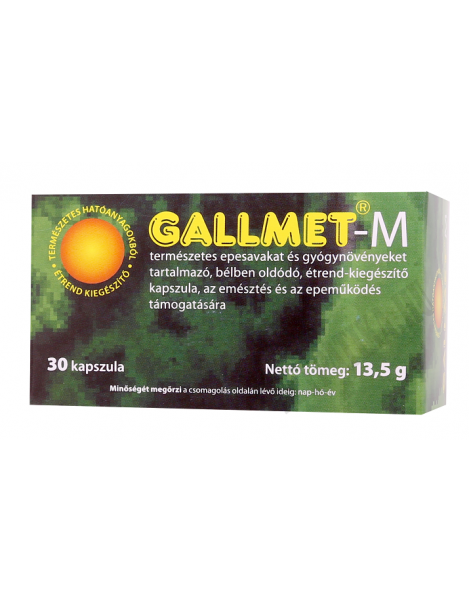 GALLMET-M epesav és gyógynövény kapszula