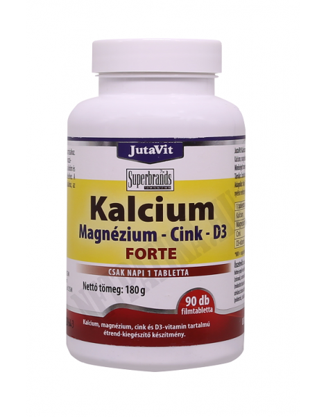 JutaVit Kalcium+Magnézium+Cink + D3 vitamin