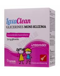 LaxaClean glicerines mini klizma gyerekeknek