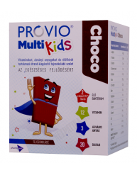 Provio Multi Kids Choco étrendkiegészítő tejcsokoládé szelet